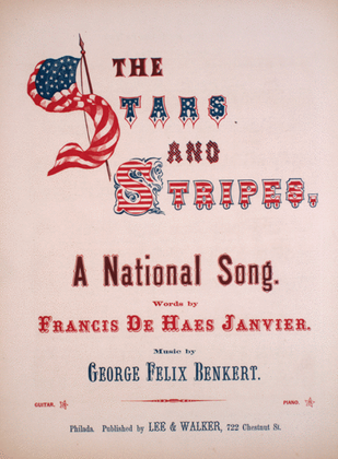 Book cover for The Stars and Stripes. A National Song