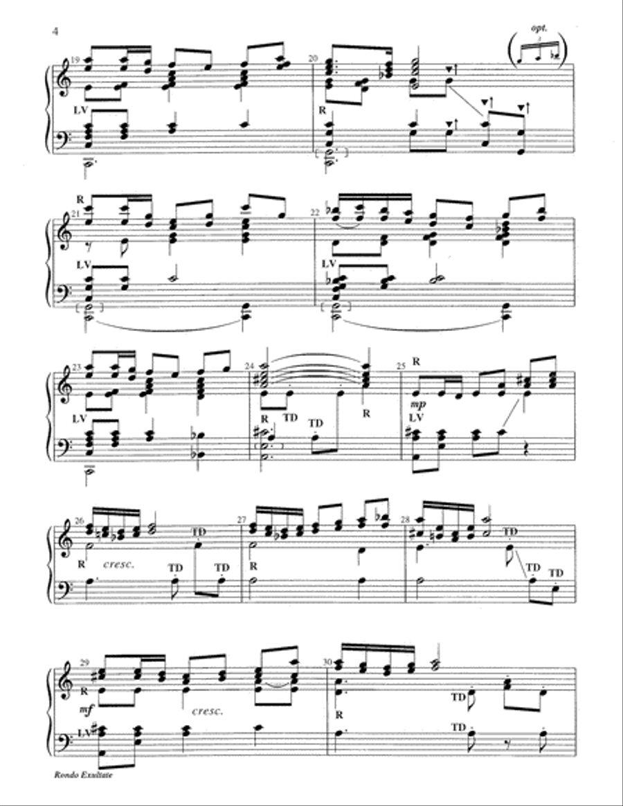Rondo Exultate 5-Octaves scores gallery preview page 4