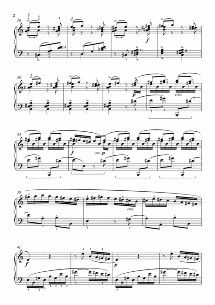 Scarlatti-Sonata in a-minor L.429 K.175(piano) Piano Solo scores gallery preview page 3