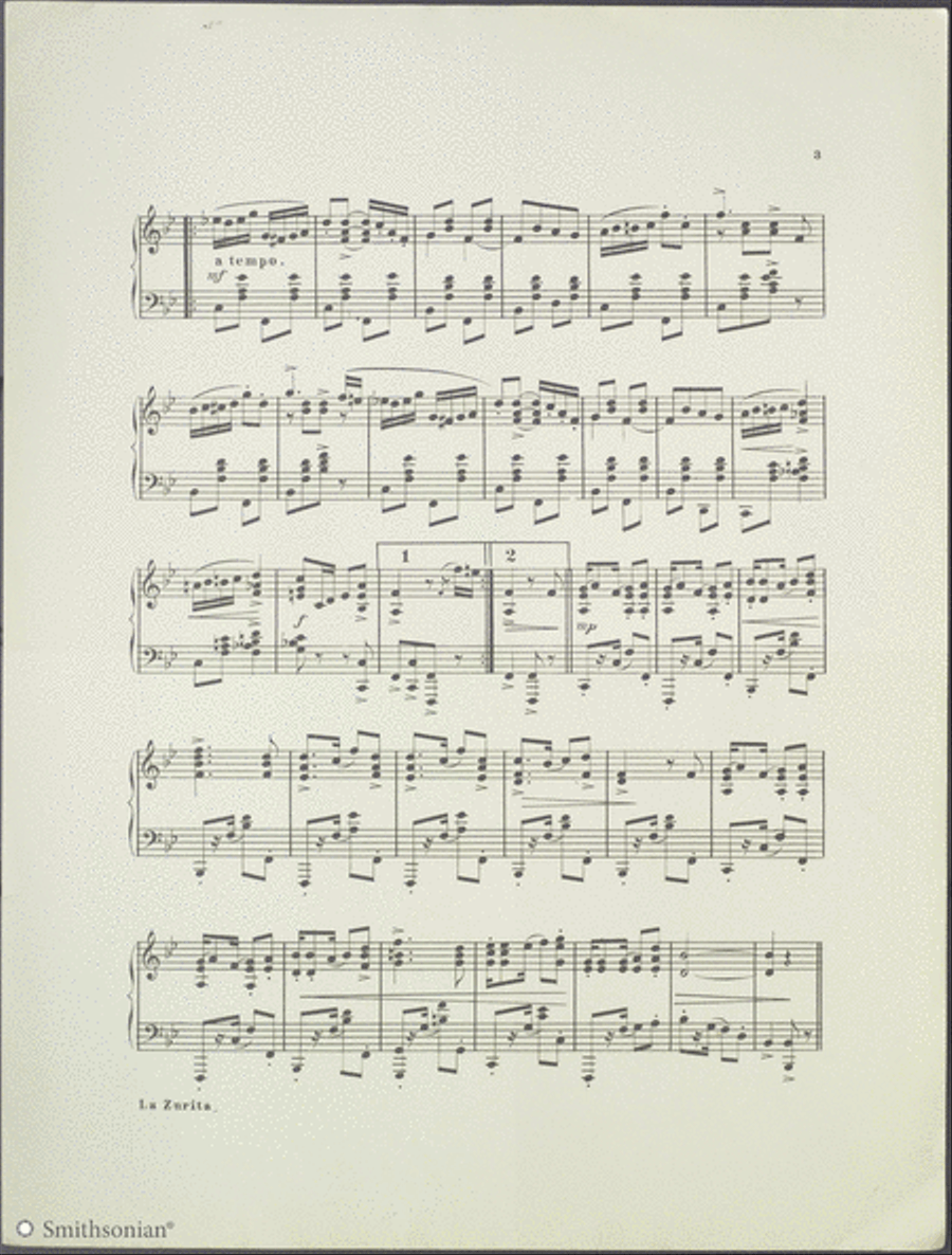 La Zurita Intermezzo La Zurita Intermezzo Piano Solo scores gallery preview page 3