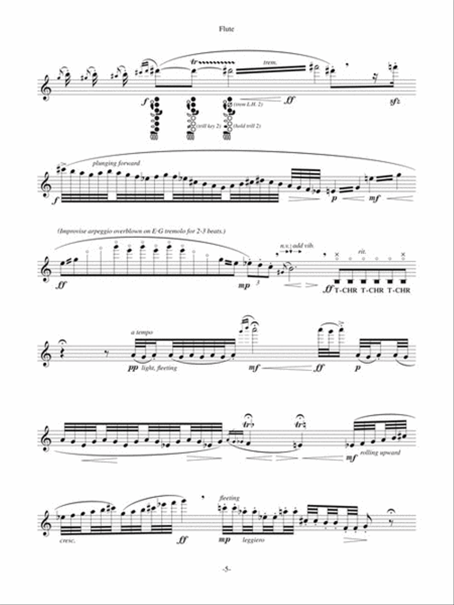Bettyian Roulade Bettyian Roulade Flute Solo scores gallery preview page 3