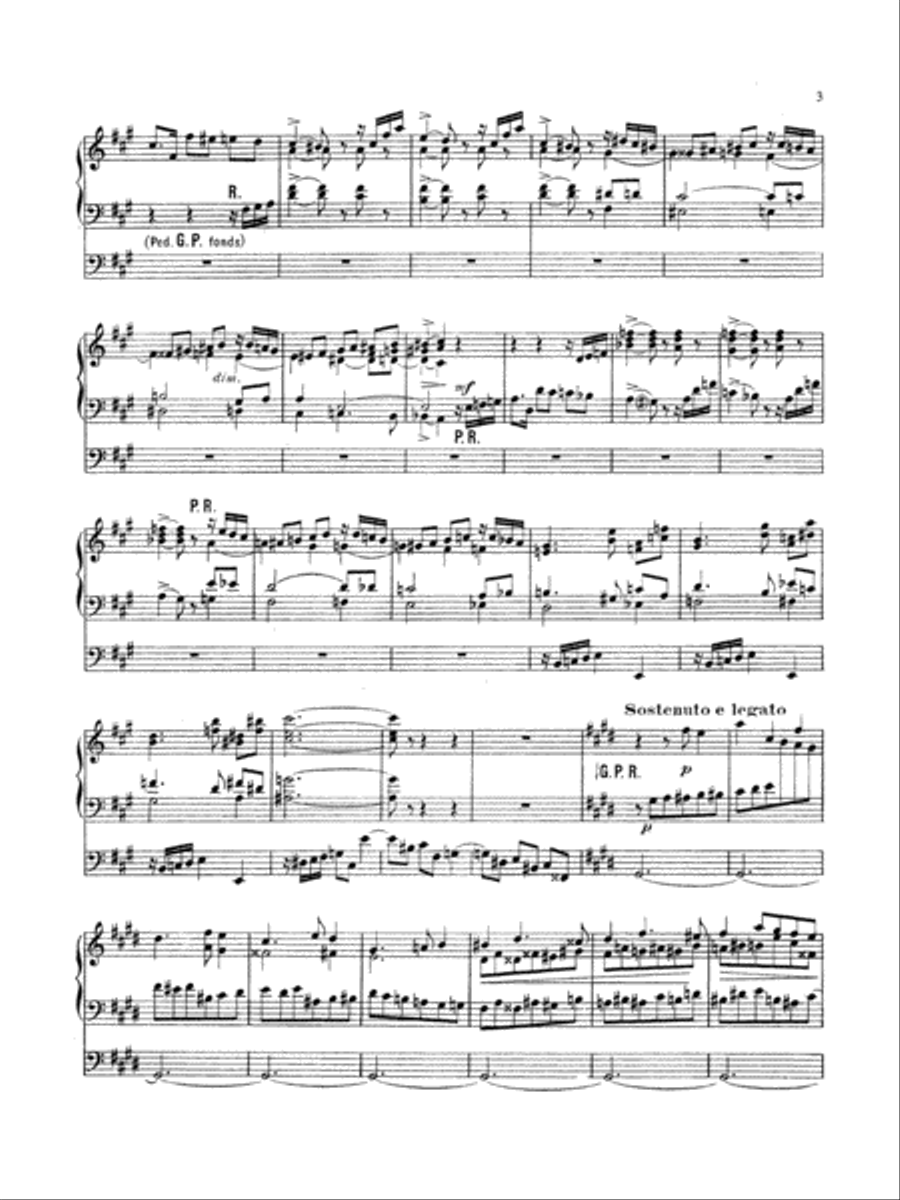 Vierne: Symphony No. 3, Op. 28 Organ scores gallery preview page 2