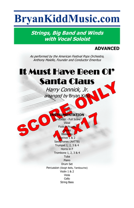 Book cover for It Must Have Been Ol Santa Claus - Score Only