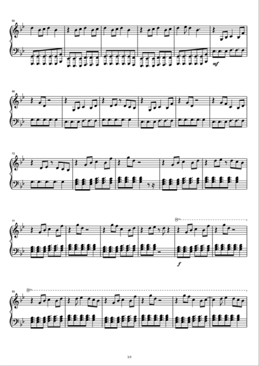 Take It Back Piano Solo scores gallery preview page 3