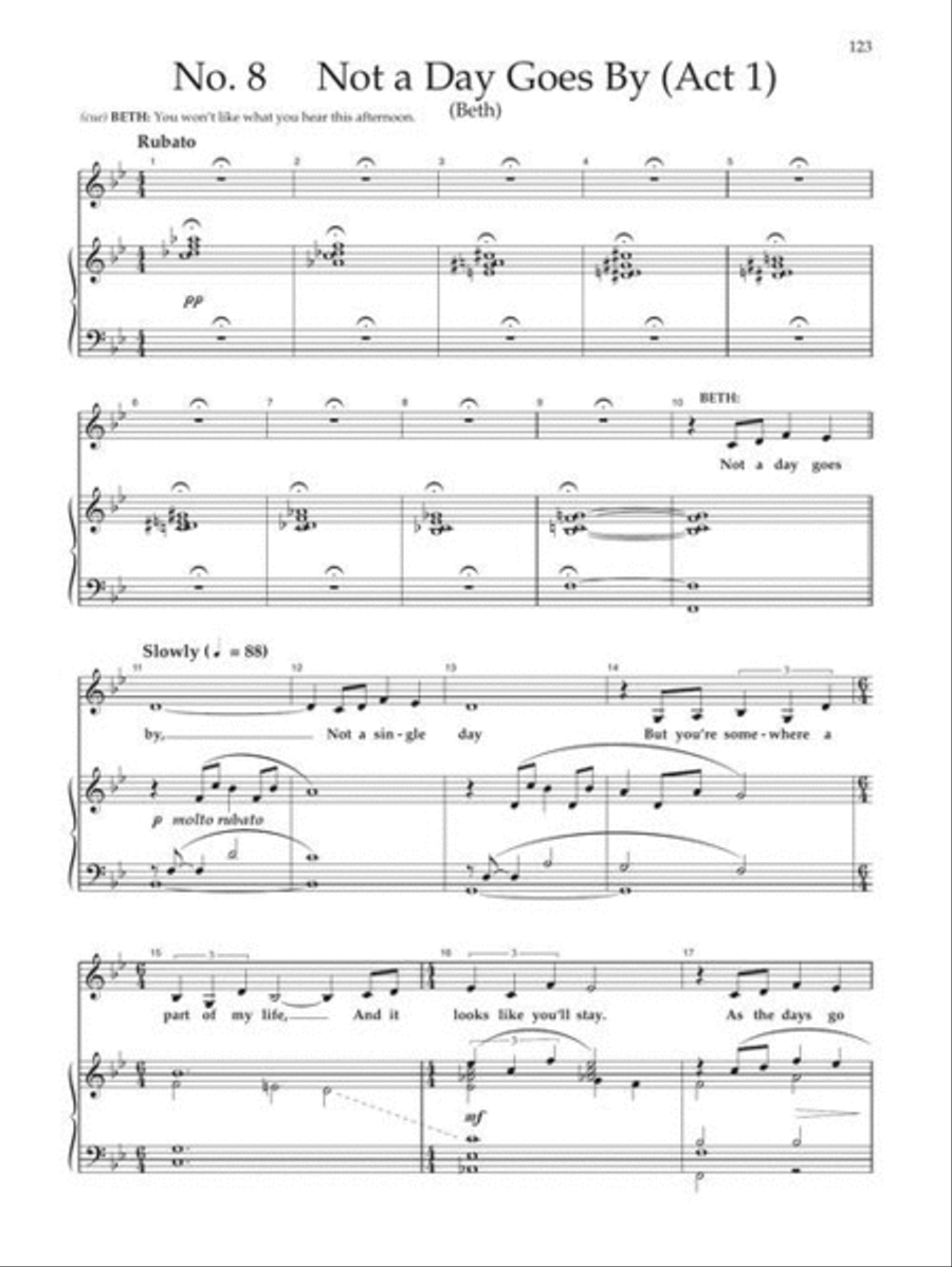 Merrily We Roll Along Voice scores gallery preview page 8