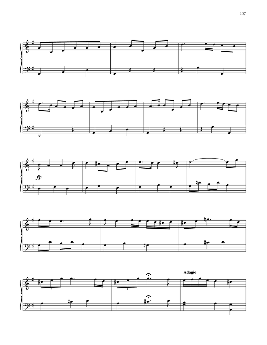 Ruhe Sanft, Mein Holdes Leben Piano Solo scores gallery preview page 2