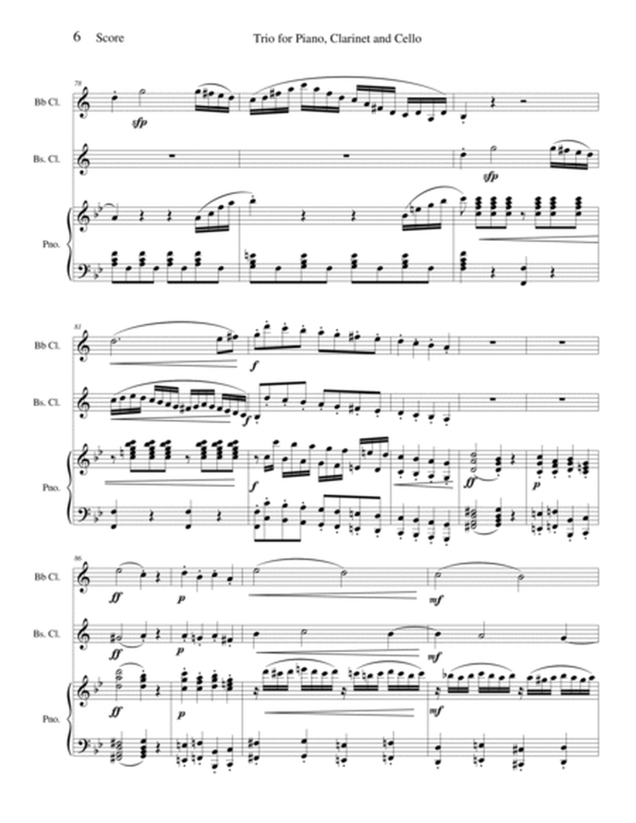 Trio for Piano, Clarinet and Cello - Opus 11 image number null