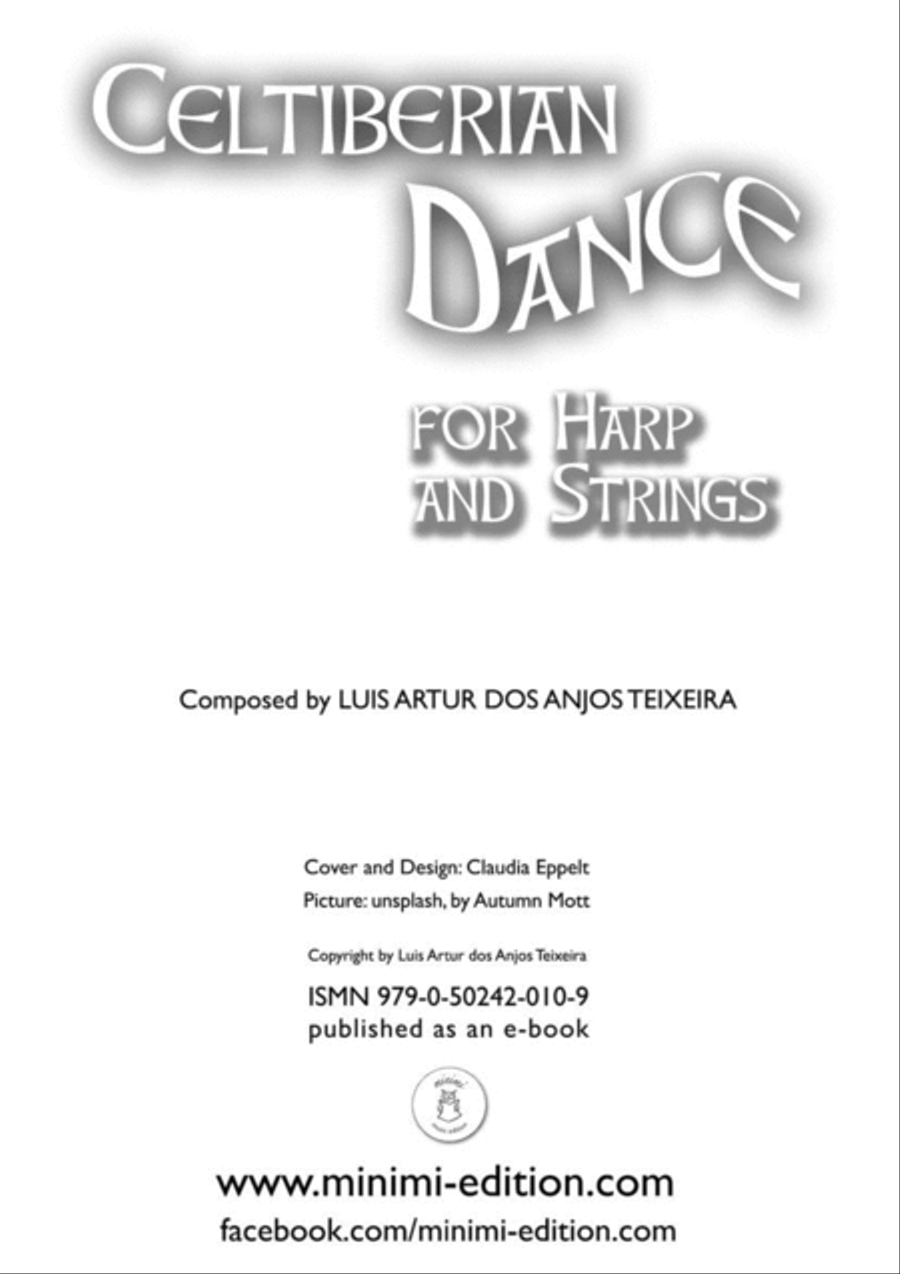 Celtiberian Dance for Harp and Strings String Orchestra scores gallery preview page 2