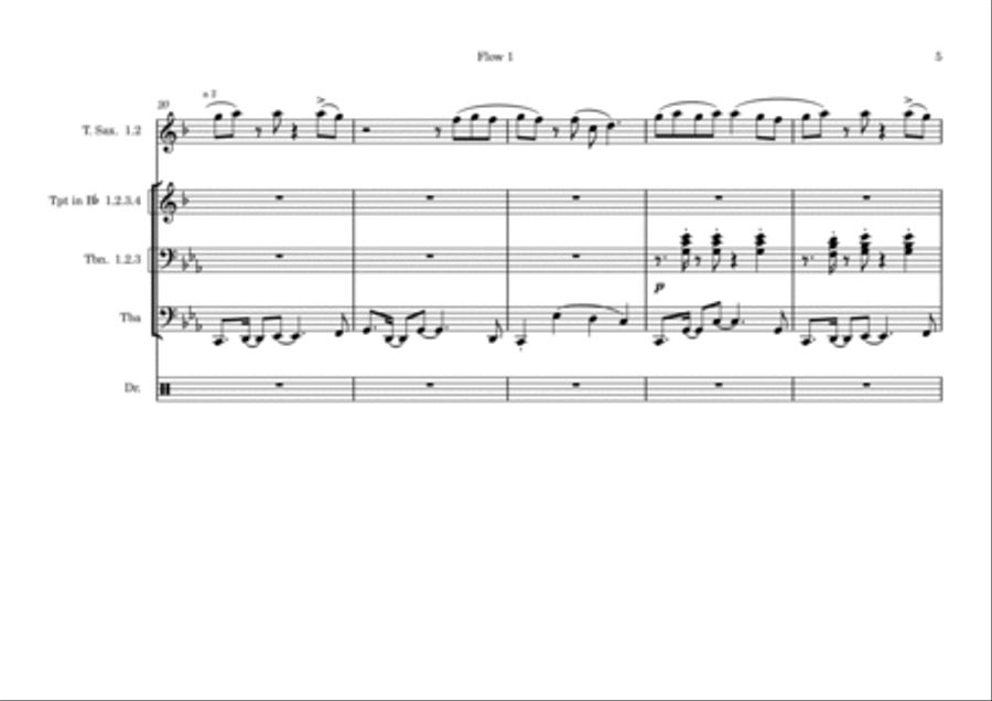 Hung Up School and Community scores gallery preview page 5