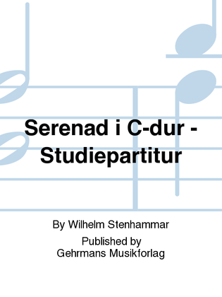 Serenad i C-dur - Studiepartitur
