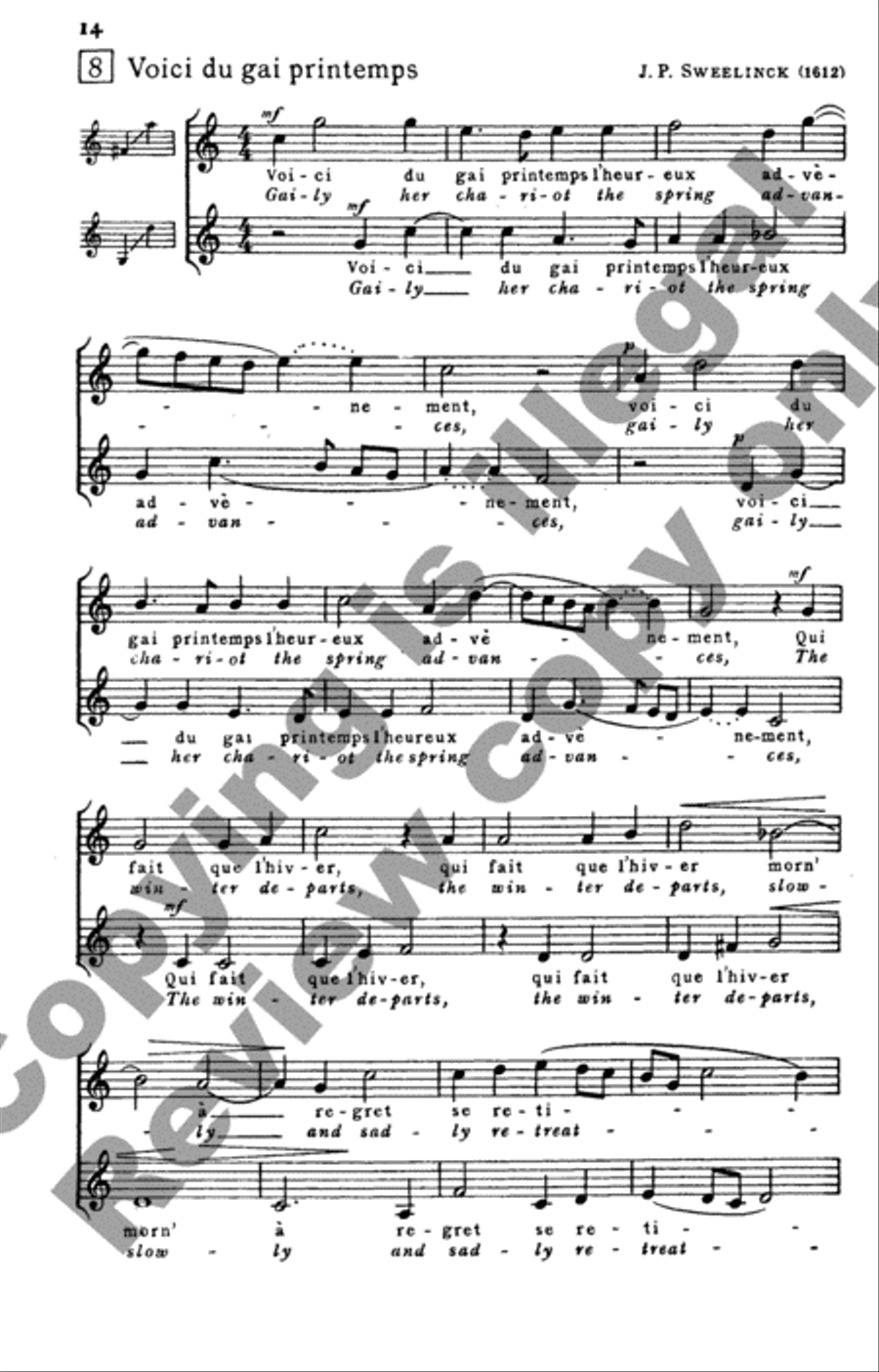 Invitation to Madrigals, Book 4 TB scores gallery preview page 16