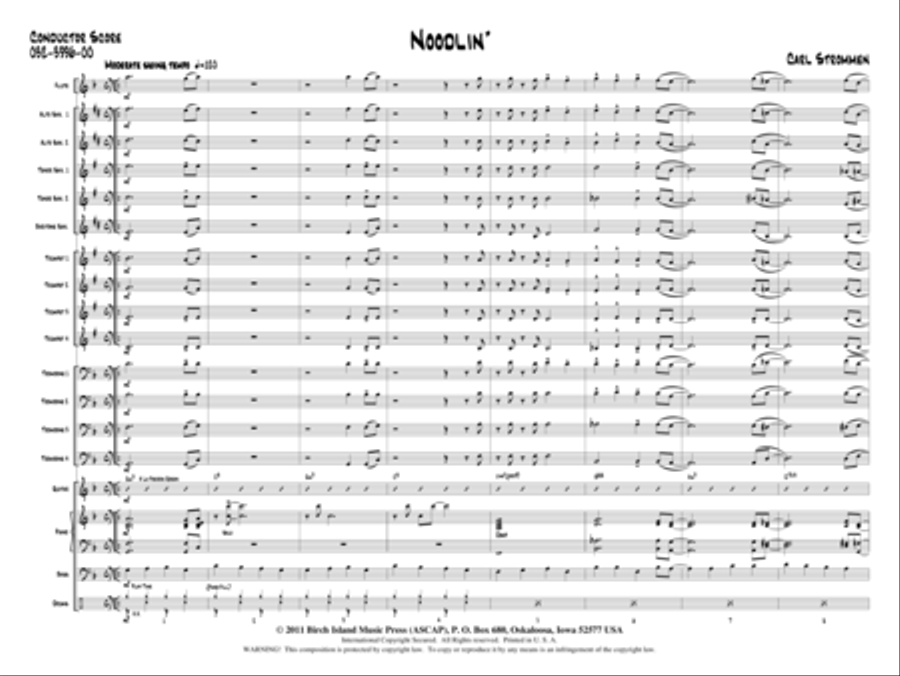 Noodlin' Jazz Ensemble scores gallery preview page 2
