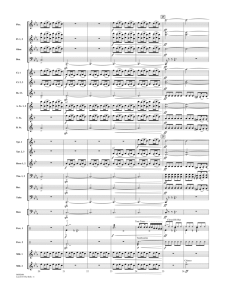 Carol Of The Bells - Full Score