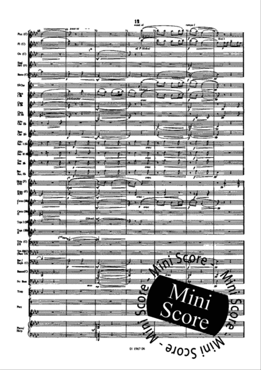 Chanson de Matin Concert Band scores gallery preview page 16