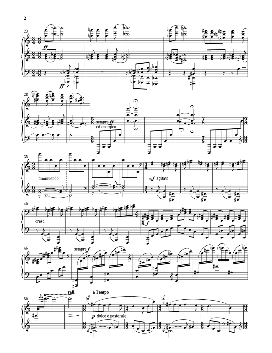 Sonata No. 1, Op. 22 Piano Solo scores gallery preview page 2