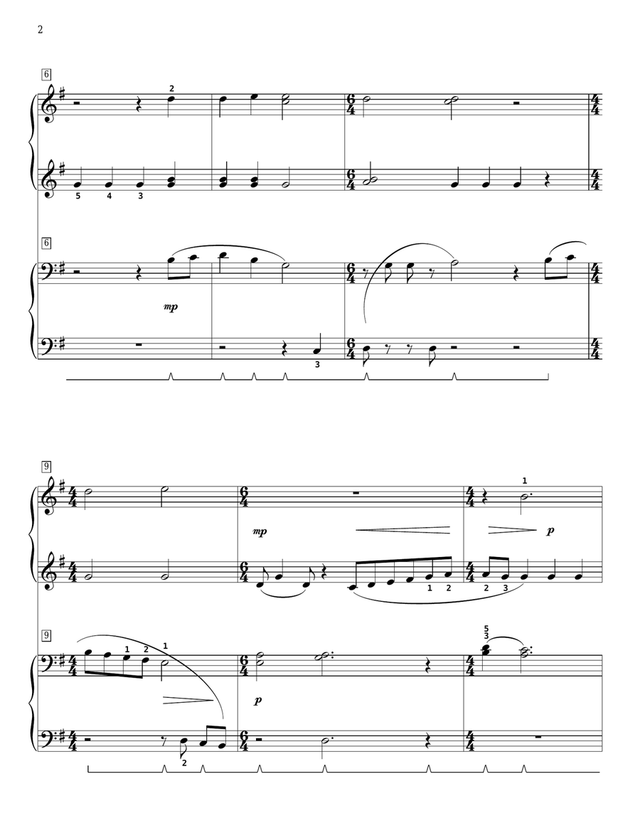 Heimr Arnadalr (from Disney's Frozen) (arr. Mona Rejino) Piano Duet scores gallery preview page 2