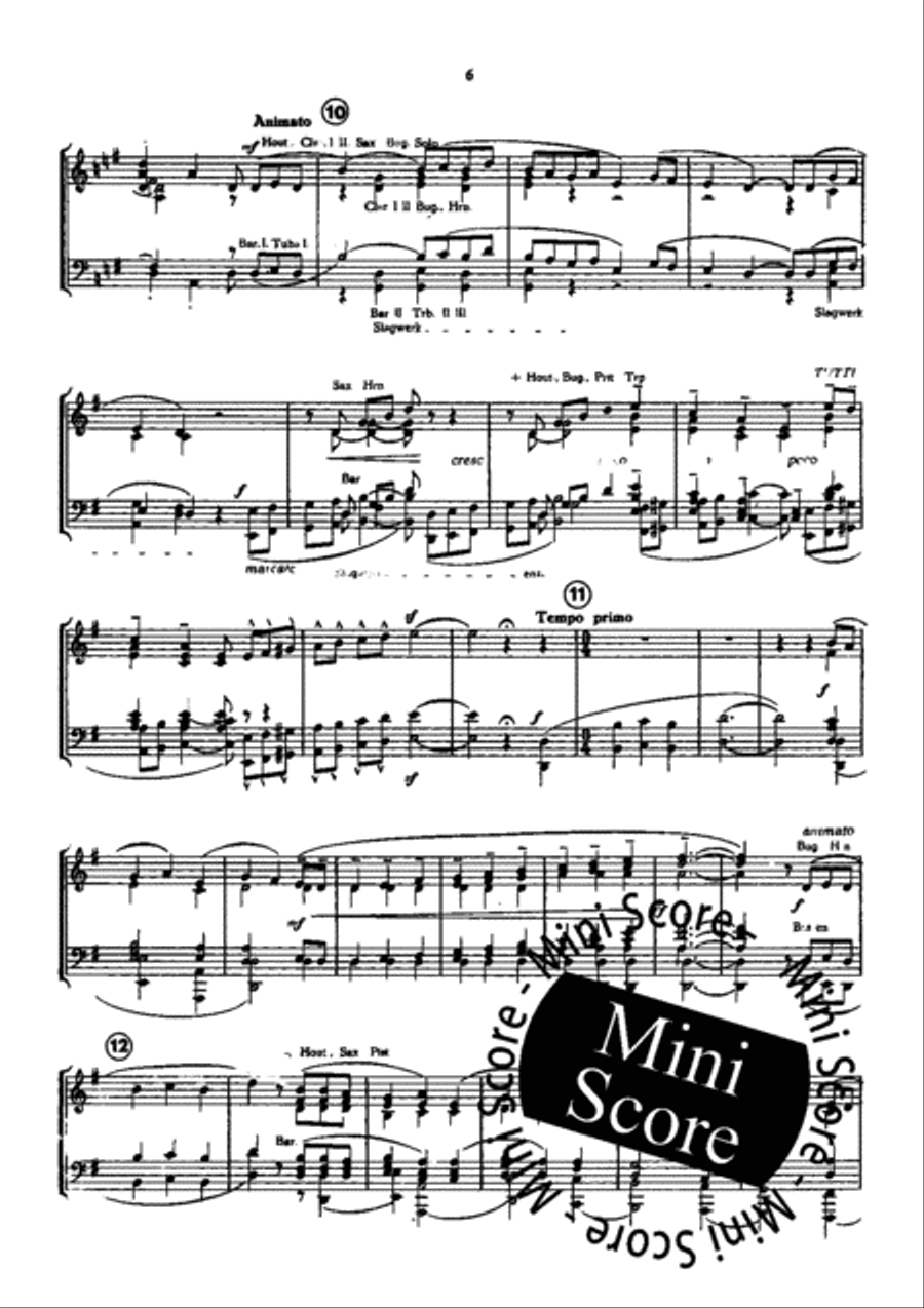 Fantasie Over een Engelse Concert Band scores gallery preview page 8