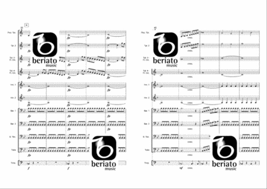 Le Nozze Di Figaro Le Nozze Di Figaro Percussion scores gallery preview page 5