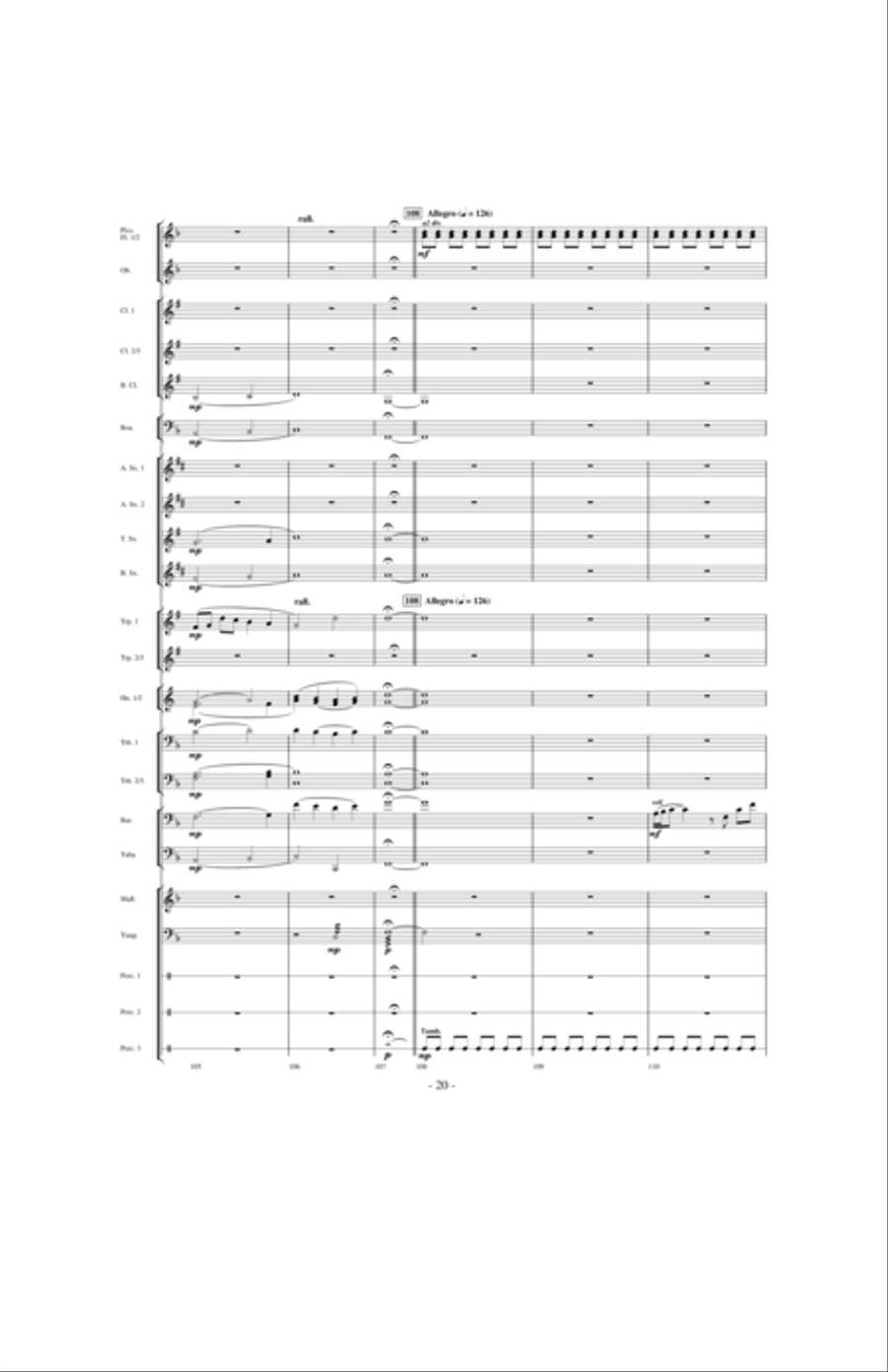 Beyond the Higher Skies Concert Band scores gallery preview page 19