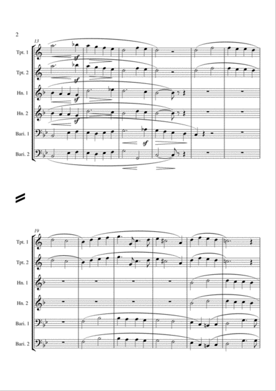 Quaerens Me from Grande Messe De Morts Chamber Music scores gallery preview page 2