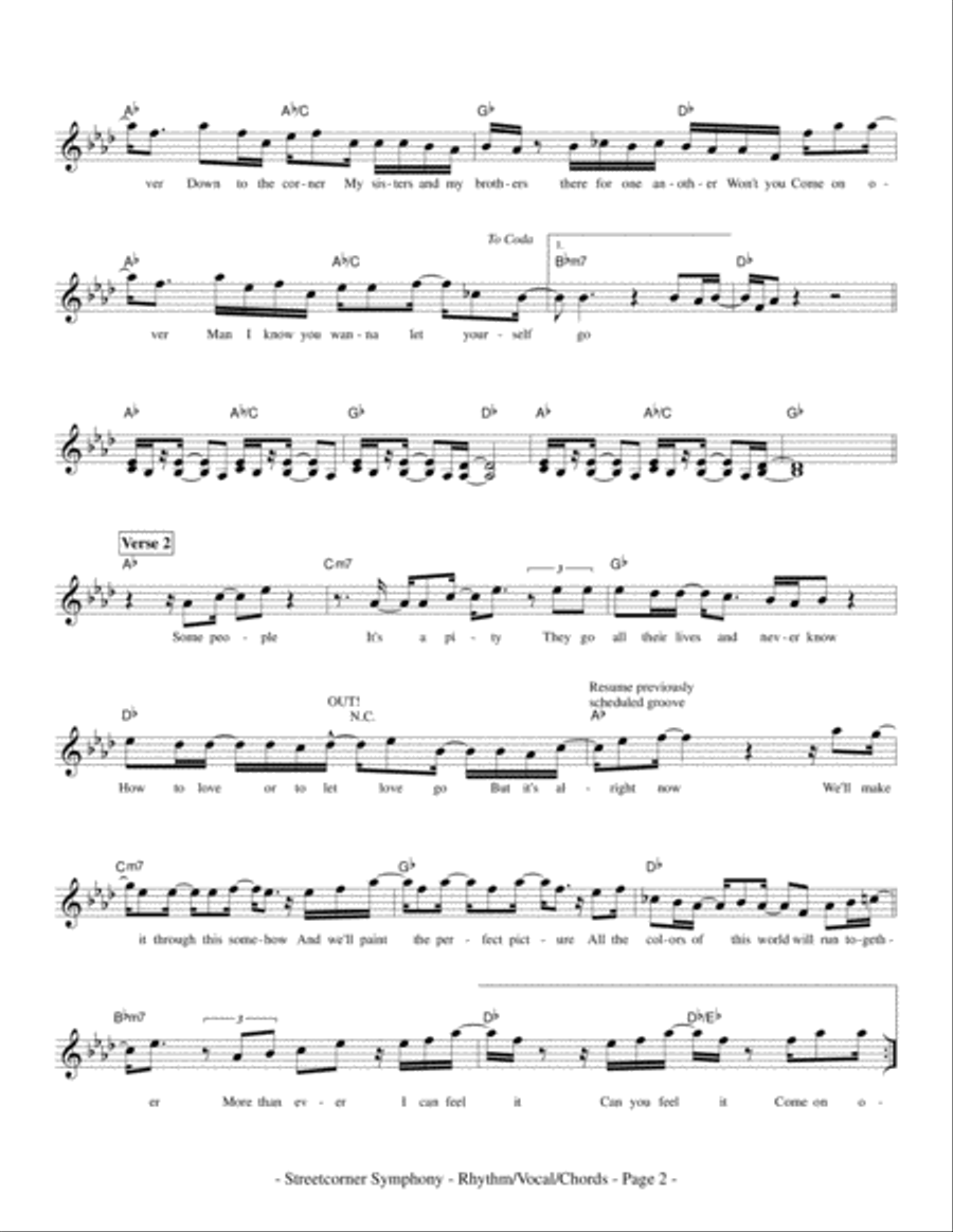 Streetcorner Symphony Piano scores gallery preview page 3