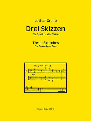 Drei Skizzen für Orgel zu vier Füßen (1989)
