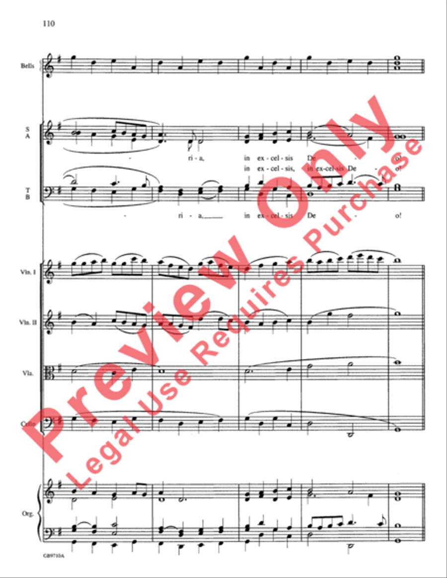 A Festival of Lessons and Carols Choir scores gallery preview page 111