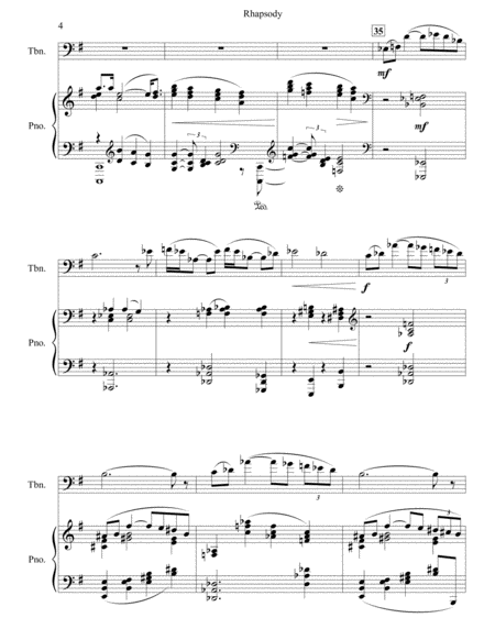 Rhapsody for Trombone and Piano image number null