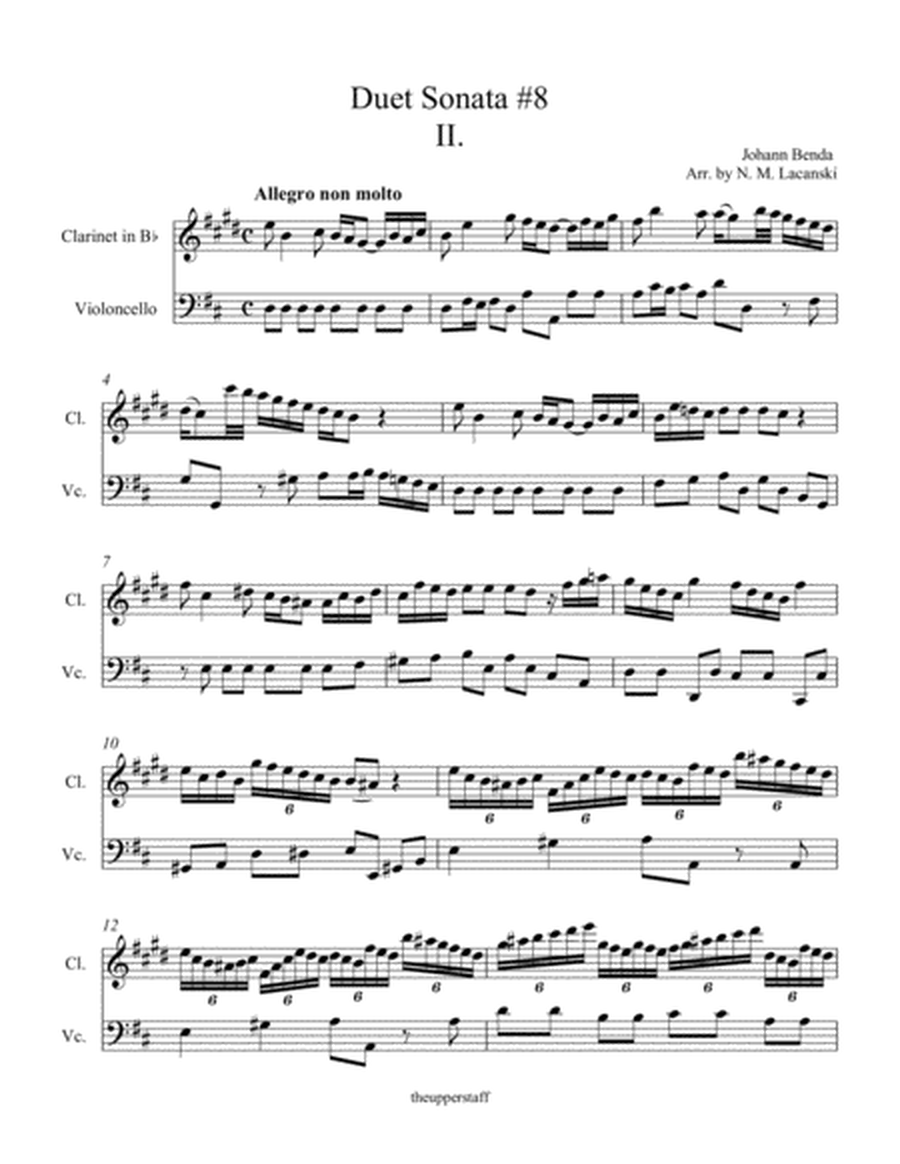 Duet Sonata #8 Movement 2 Allegro non molto