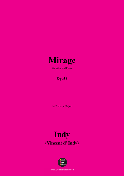 V. d' Indy-Mirage,Op.56,in f sharp Major
