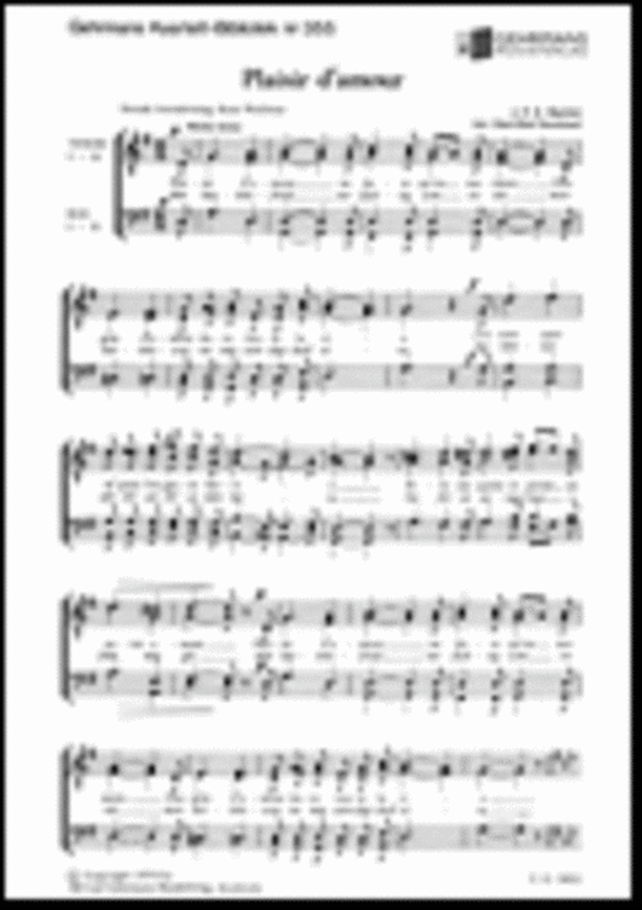 Plaisir d'amour TTBB scores gallery preview page 1