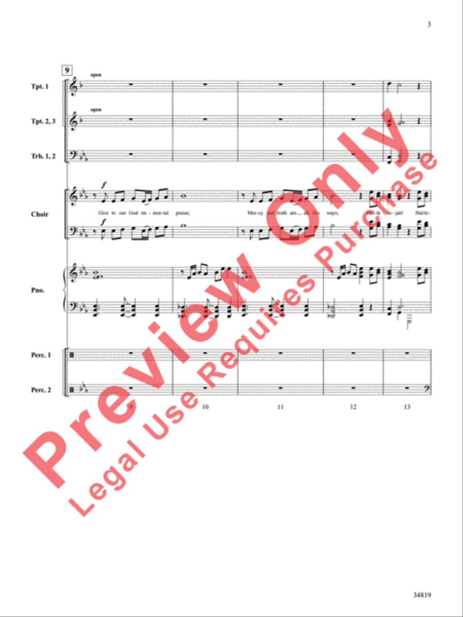 Immortal Praise Choir scores gallery preview page 4