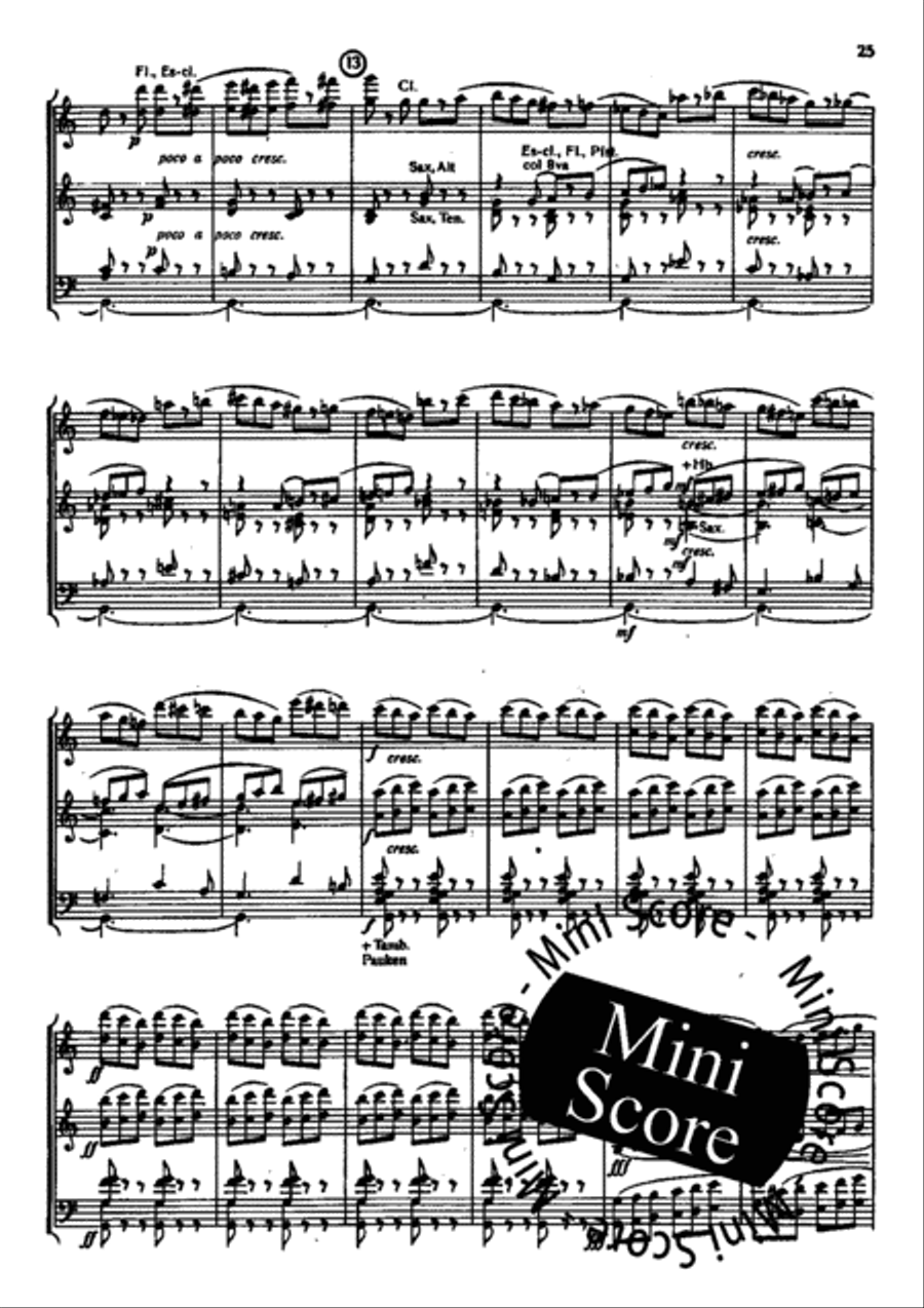 Capriccio Italien Capriccio Italien Concert Band scores gallery preview page 28