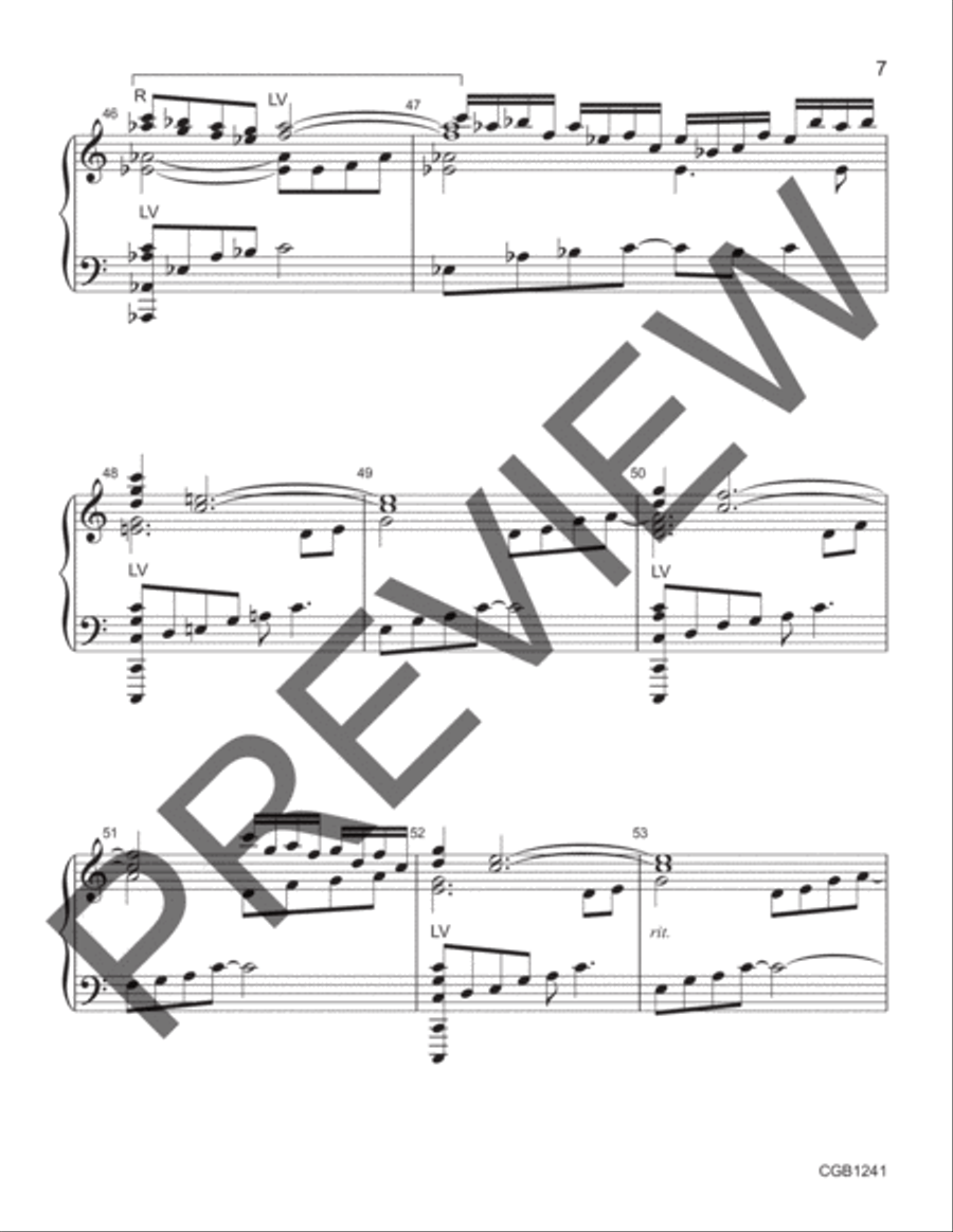 Thundersnow (3-7 octaves) by Cathy Moklebust Handbell Choir - Sheet Music page 7