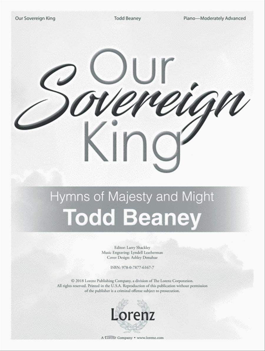 Our Sovereign King Piano Solo scores gallery preview page 1