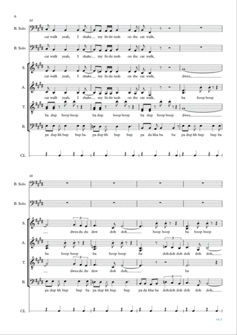 I'm Too Sexy Divisi scores gallery preview page 6