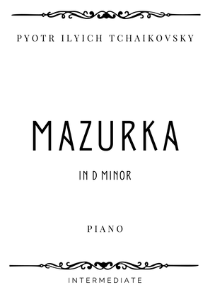 Tchaikovsky - Mazurka in D minor - Intermediate