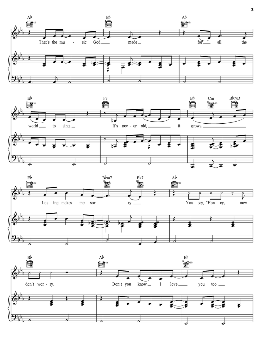 That's The Way Love Goes Guitar scores gallery preview page 3