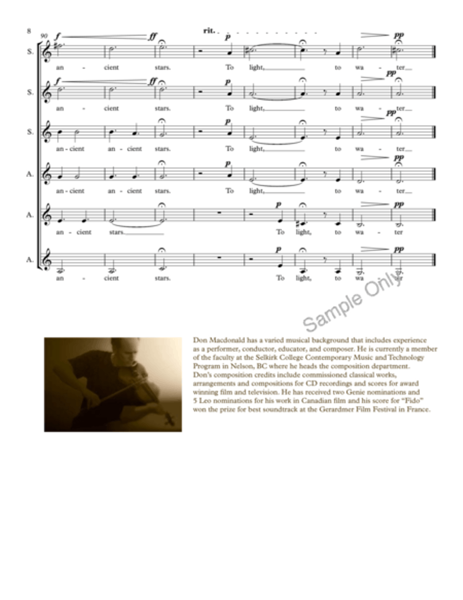 Winter Sun Winter Sun A Cappella scores gallery preview page 8