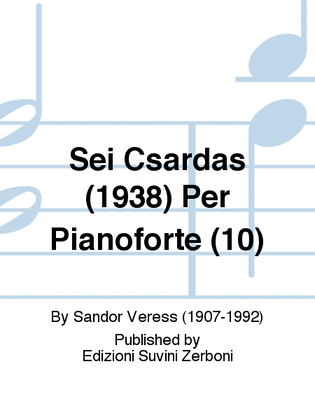 Sei Csárdás (1938) Per Pianoforte (10)
