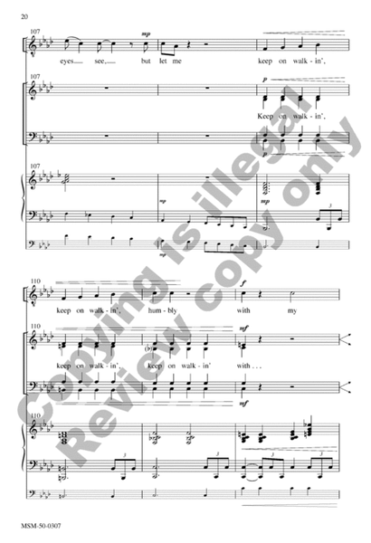 Micah Blues (Choral Score) image number null
