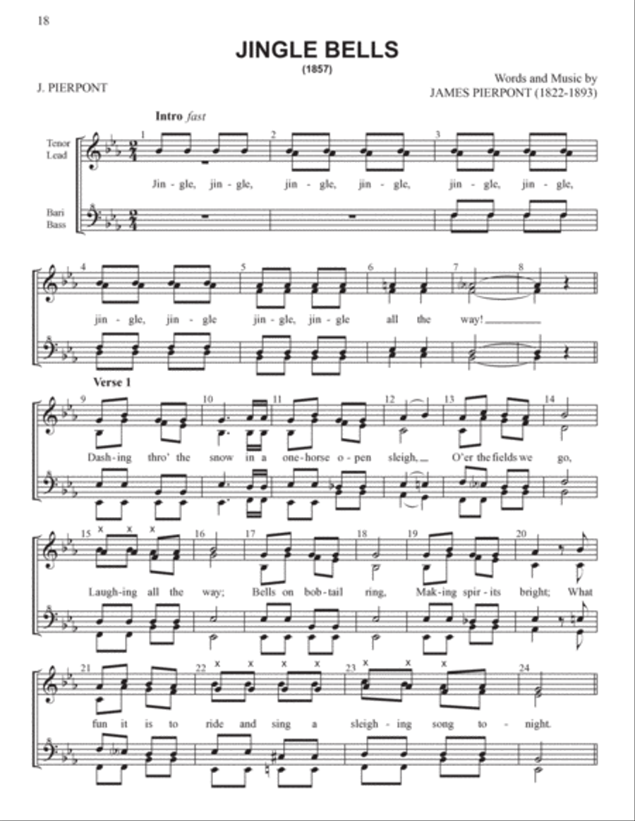 Yuletide Favorites (Volume I) SSAA scores gallery preview page 18