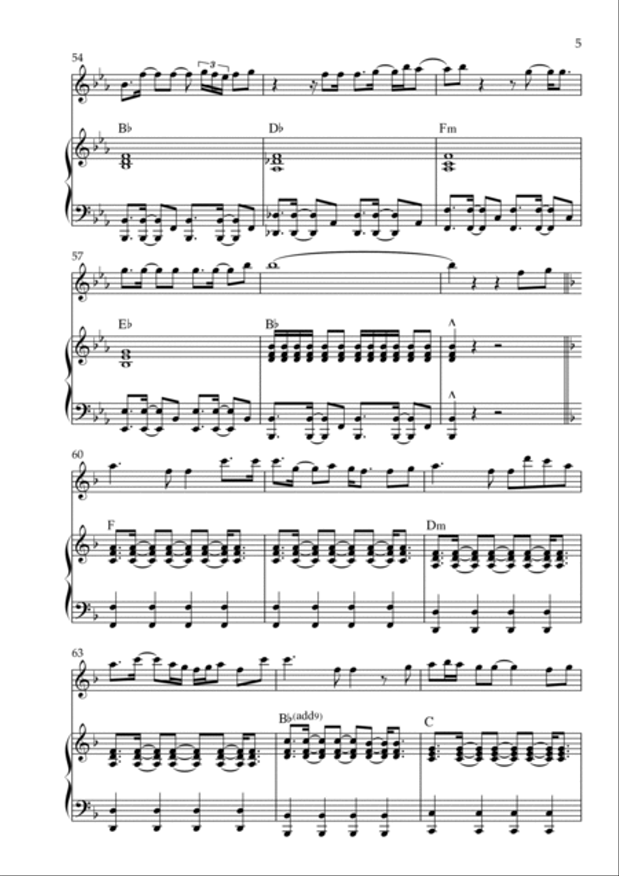 I'm Alive Violin Solo scores gallery preview page 5