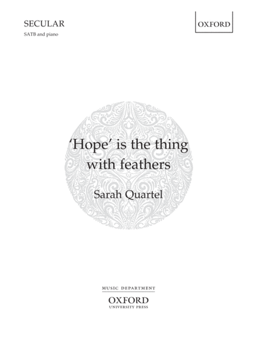 'Hope' is the thing with feathers