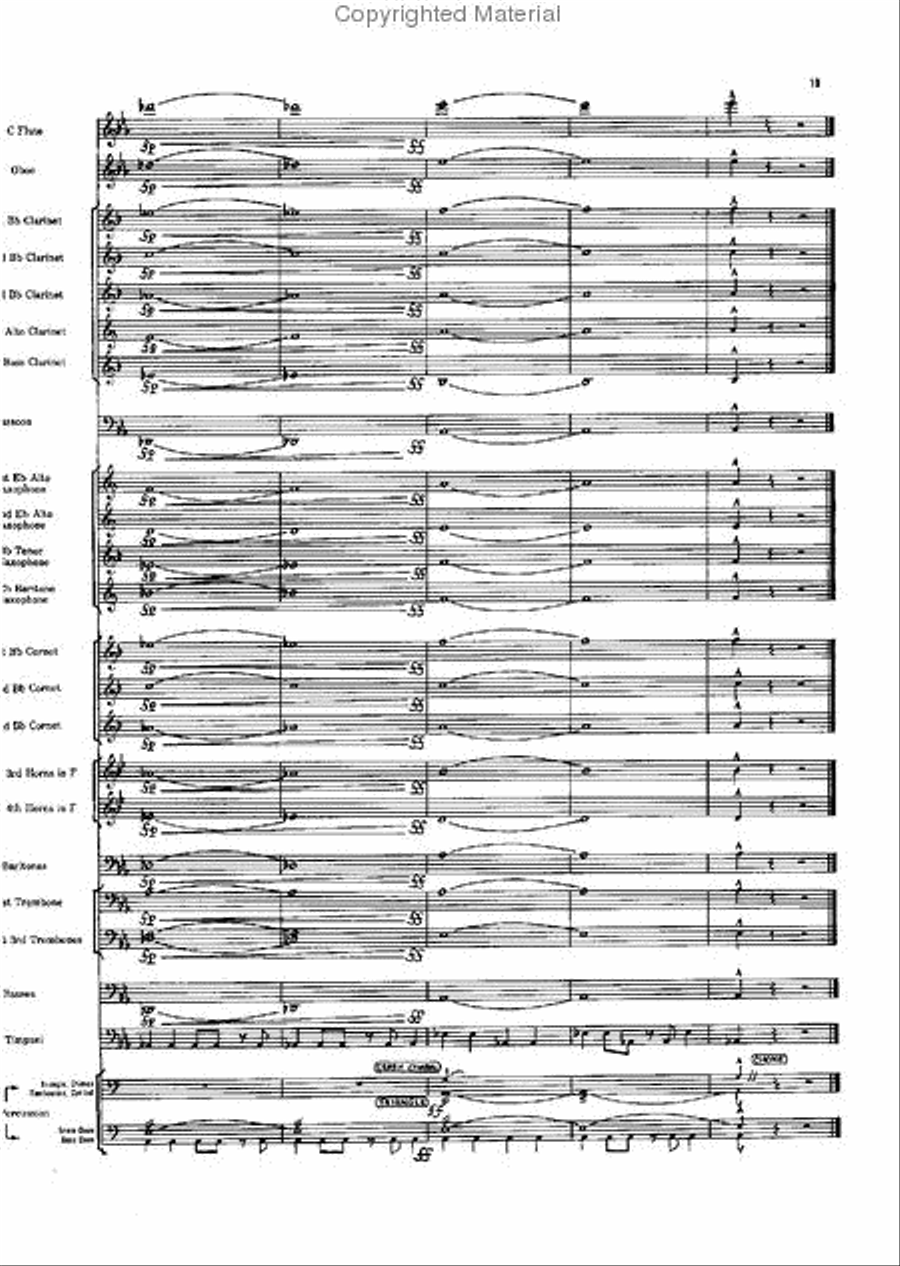 Short Prelude With Perspectives Concert Band scores gallery preview page 19