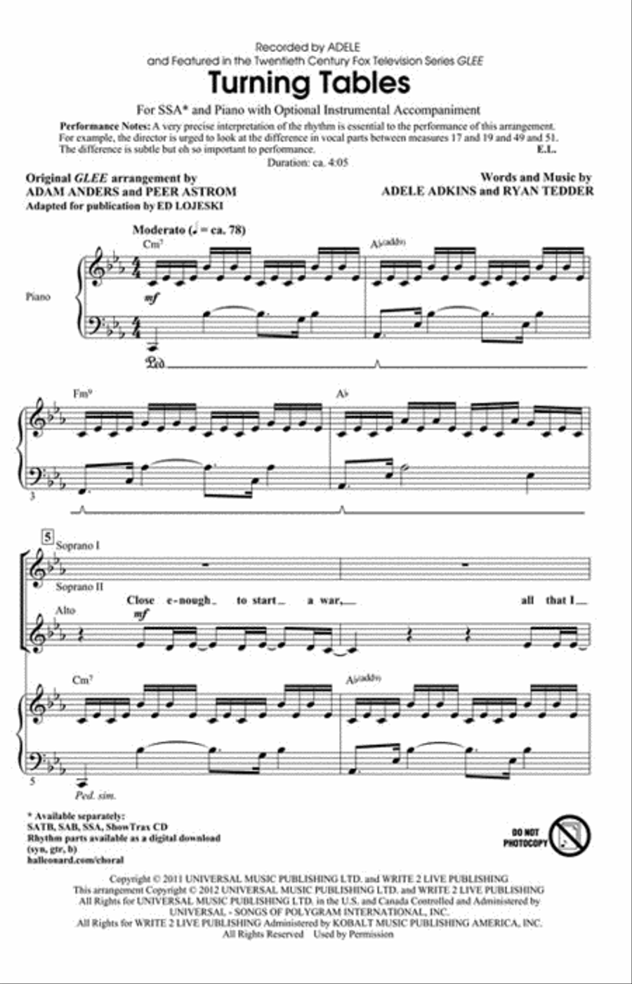 Turning Tables SSA scores gallery preview page 2