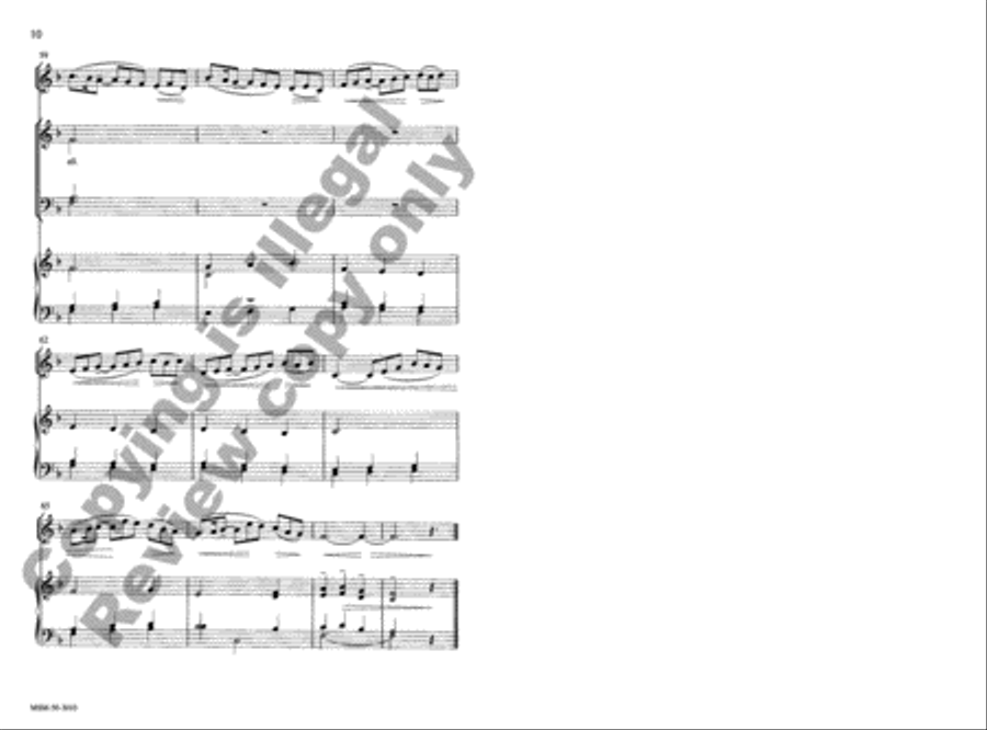 When I Survey the Wondrous Cross 4-Part scores gallery preview page 10