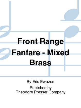 Book cover for Front Range Fanfare-Mxd Brass