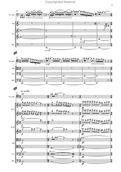 Konzert fur Violoncello und Streichorchester (2000)