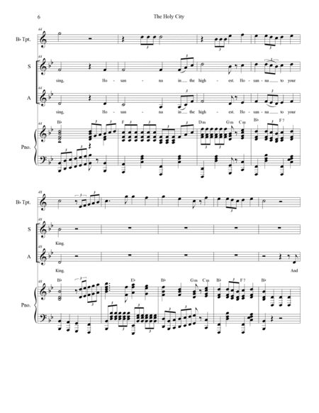 The Holy City (Duet for Soprano and Alto Solo)